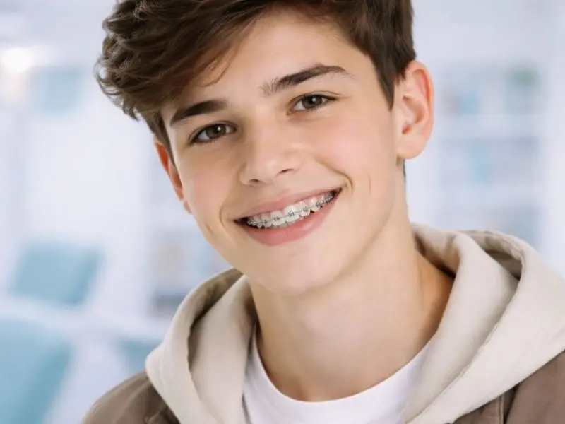 Ortodoncia ocn brackets estéticos en adolescentes Institut Dental Torres Ballart