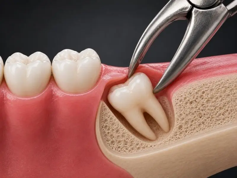 Extracción de cordales semi-incluidos en Institut Dental Torres Ballart Horta-Guinardó