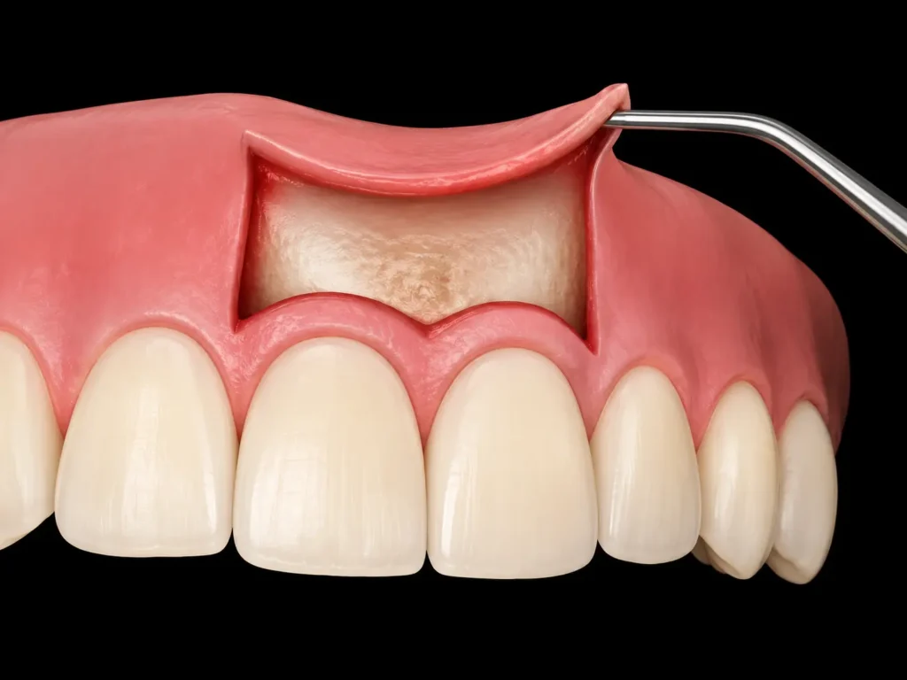 Cirugía periodontal de Colgajo de acceso en Horta-Guinardó (Barcelona)
